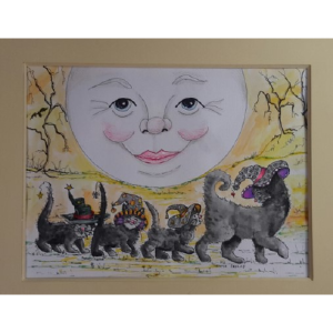 Proud Mamma Cat and her Witchy Kitties E-Pattern Buy Cheap Low Shipping