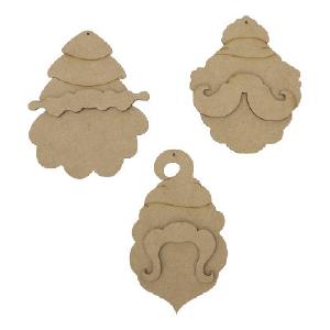 Santa is Coming Ornament Kit By Paola Bassan Clearance Pices