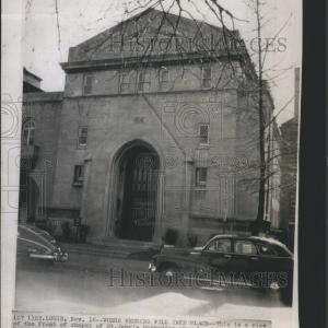 1949 Press Photo John's Methodist Church Chapel Sale Deals