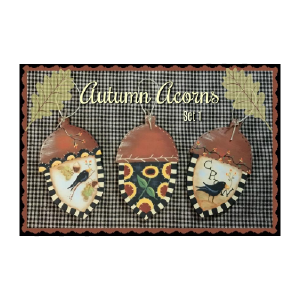 Autumn Acorns #1  E-Pattern by Vicki Saum Clearance Visit New