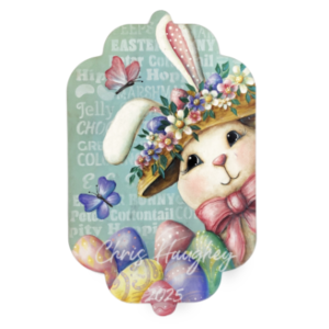 Bonnet Bunny and Blooms E-Pattern By Chris Haughey Clearance Perfect