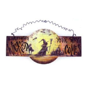 Wicked Plaque Pattern by Chris Haughey Fashion Style For Sale