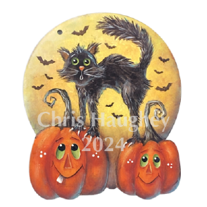 Frightened Feline E-Pattern by Chris Haughey Sale Amazing Pice