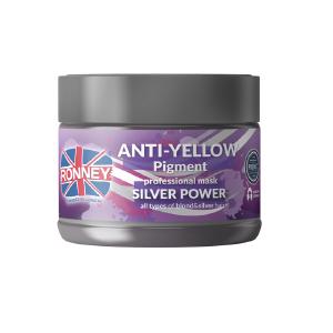 Anti-Yellow Silver Power Professional Mask srebrna maska do wosw blond rozjanianych i siwych 300ml Sale For Nice