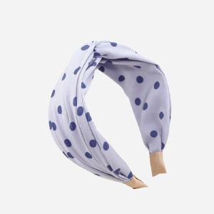 Wide Polka Dot Headband with Knot Outlet Store Cheap Online