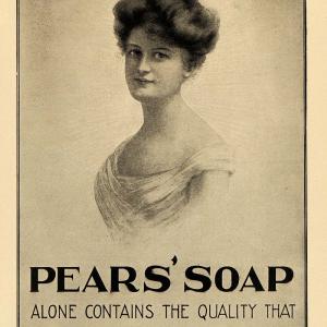 1904 Ad Womanly Beauty Radiant Pears Soap Worlds Oldest - ORIGINAL RB1 Visa Payment