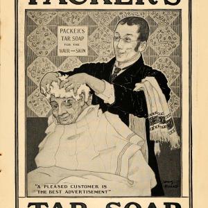 1904 Ad Packer's Tar Soap Hair Skin Washing Pure Pines - ORIGINAL TOM1 Sale Best