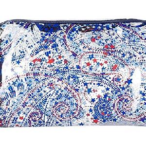 Vera Bradley Women's Clear Beach Cosmetic Fireworks Paisley One Size Best For Sale