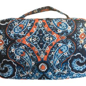 Vera Bradley Blush & Brush Makeup Case (Marrakesh with solid blue lining) Visit Online