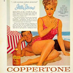 1962 Ad Coppertone Suntan Lotion Tanning Sunburn Stella Stevens Movie YMMA2 Get Authentic Sale Online