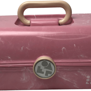 90s/00's Rose Marble Cosmetic Travel Case by Caboodles For Cheap Online