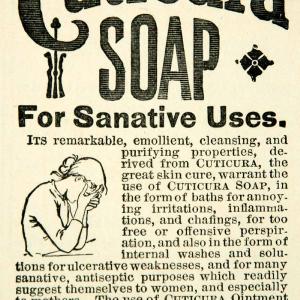 1900 Ad Cuticura Soap Sanitation Cleansing Cleaner Boston Massachusetts COLL4 Cheap Pice Low Shipping Fee