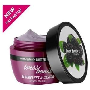 Aunt Jackie's Butter Fusions tress Boost Blackberry & Castor Masque 8oz Free Shipping Shop For