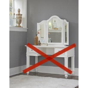 *As Is* Nickelsville Vanity Mirror (Mirror ONLY) VB476 Discount Big Sale