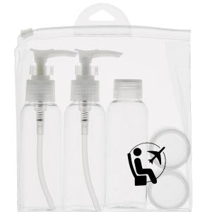 Zestaw podrnych pojemnikw na kosmetyki 5szt Best