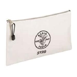 7.5 x 12-Inch White Canvas Zipper Bag Manchester Sale Online