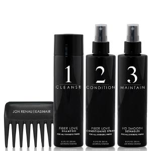 Wig Care Kit - Jon Renau - Shampoo, Conditioning, HD Smooth Detangler, & Comb (#JR-SYNKIT) Geniue Stockist Cheap Online