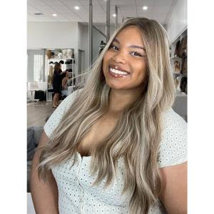 24" Divine Lace Top Wig Ashy Blonde w/ Highlights Collections Online