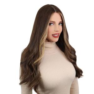 24" Divine Lace Top Wig Dark Brown Balayage w/ Rooting & Money Pieces Outlet Websites