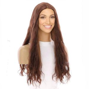 24" Divine Lace Top Wig Auburn Wavy Cheap Extremely