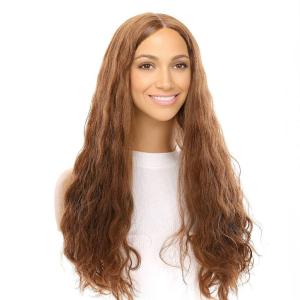 24" Divine Lace Top Wig Copper Wavy Fast Delivery Sale Online