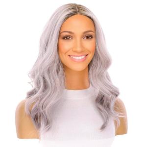 22" Reese Silk Top Wig Silver Smoke Outlet Pices