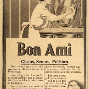 1911 Vintage Ad Bon Ami Cleaning Scouring Powder Soap - ORIGINAL OLD8 Extremely Cheap Pice