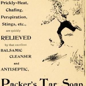 1895 Ad Packer's Tar Soap Balsamic Cleanser Antiseptic - ORIGINAL TFO1 Cheap Get Authentic
