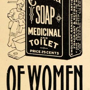 1909 Ad Cuticure Soap Medicinal Toilet Antiseptic Box - ORIGINAL ADVERTISING HM1 Cheap Sale With Mastercard