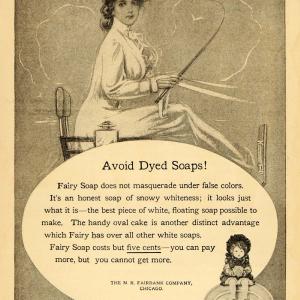 1909 Ad Fairy Soap Pricing N. K. Fairbank Nathaniel Beauty Health Cleanse HM1 Cheap Pice Wholesale