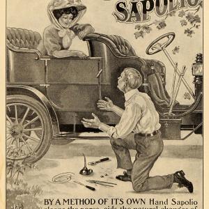 1909 Ad E Morgans Sons Sapolio Soap Bath Product Auto - ORIGINAL TIN4 Buy Cheap From China