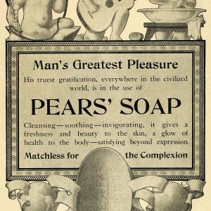 1907 Ad A & F Pears Co. Toilet Complexion Soap Angels - ORIGINAL ADVERTISING PM2 Get To Buy For Sale
