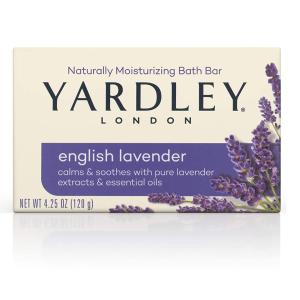 Yardley London Naturally Moisturizing Bath Bar, English Lavender, 4.25 oz Free Shipping 2025