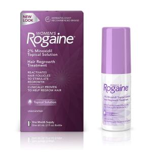 Women's Rogaine 2% Minoxidil Topical Solution for Hair Thinning and Loss, Topical Treatment for Women's Hair Regrowth, 1-Month Supply Clearance Clearance