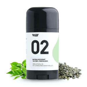 Way of Will Natural Deodorant Stick 02 - Tea Tree & Pumpkin Seed 2.65 oz Discount Footaction
