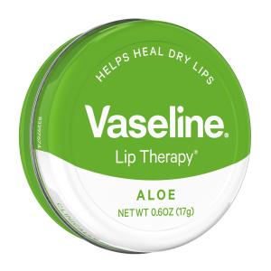 Vaseline Lip Therapy Aloe Lip Balm - Helps Heal Dry Lips - 0.6 oz Tin Sale Best Seller