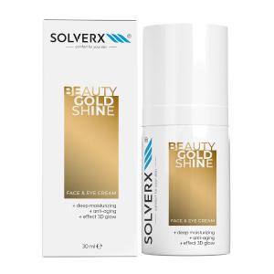 Beauty Gold Shine krem do twarzy i pod oczy 30ml Free Shipping For Sale
