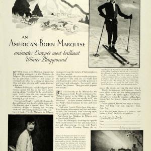 1928 Ad Ponds Soap Face Cream Skin Cleanser Skiing Alps - ORIGINAL MCC4 With Mastercard Cheap Online
