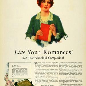 1928 Ad Palmolive Soap Arthur Litle Art Schoolgirl Skin - ORIGINAL MCC4 Free Shipping