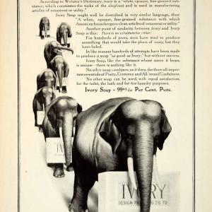 1907 Ad Ivory Soap Elephant Clean Health Beauty Animal Bar Trunk Art YDL4 Reliable Cheap Online