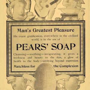 1907 Ad Mans Greatest Pleasure Pears Soap Otto of Rose - ORIGINAL TOM1 Clearance Wiki