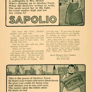 1913 Ad E Morgans Son Sapolio Toilet Soap Bath Product - ORIGINAL TIN5 Discount Best Store To Get