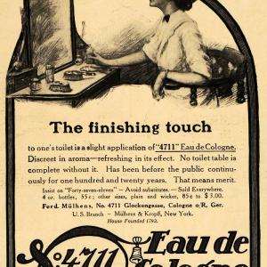1913 Ad Eau De Cologne Perfume Women Mulhens Kropff - ORIGINAL ADVERTISING EM1 Cheapest Pice