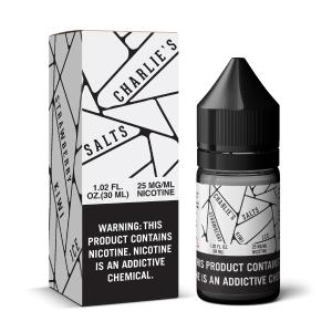 CHARLIE'S SALTS | White - Strawberry Kiwi Ice 30ML eLiquid Affordable Cheap Pice