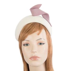 Wide cream & pink designers headband by Max Alexander Marketable For Sale