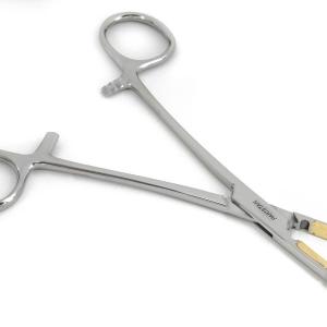 Dermal Anchor Locking Forceps 5.5" with Brass Tips Visit New Online