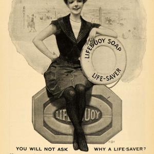 1902 Ad Lever Brothers Limited Lifebuoy Soap Life-Saver - ORIGINAL TOM3 Outlet Excellent