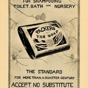 1902 Ad Packer's Tar Soap Shampoo Toilet Bath Nursery - ORIGINAL ADVERTISING GH2 Cheap Sale Popular