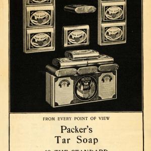 1902 Ad Packer Tar Soap Toiletries Personal Hygiene Bathing Shampoo ARG1 Shop For Cheap Online