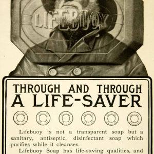 1902 Ad Sailor Lifebuoy Soap Lever Brother New York Clean Captain Seaman YYC2 Free Shipping Browse